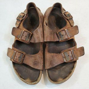 Birkenstock Two Straps with Heel Strap Brown